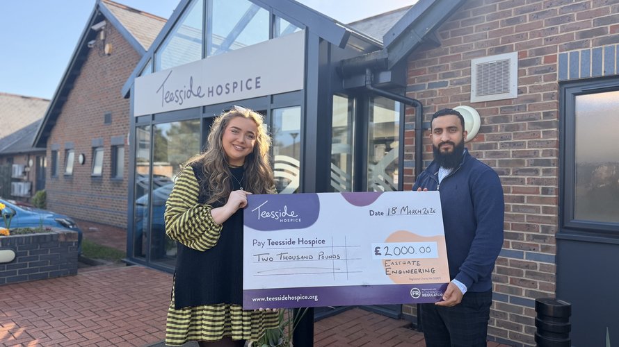 'Eastgate in Bloom' raises £2,000 for Teesside Hospice