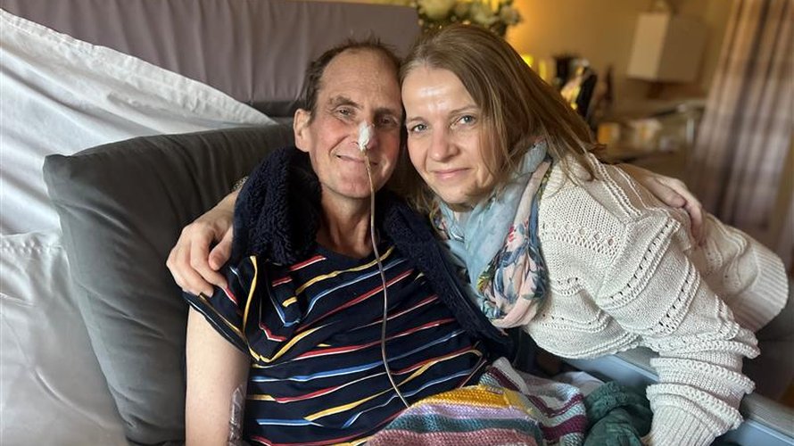 The hospice gave us the space, and allowed me to be a wife, and not just be a caregiver"