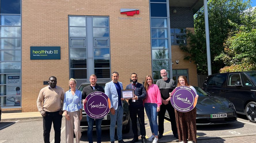 Tapered Plus and Teesside Hospice join forces